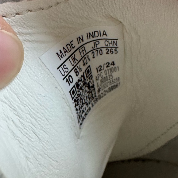 Adidas Samba OG Sneakers Silver Metallic Cloud White Core White Womens size 10 - Picture 8 of 9